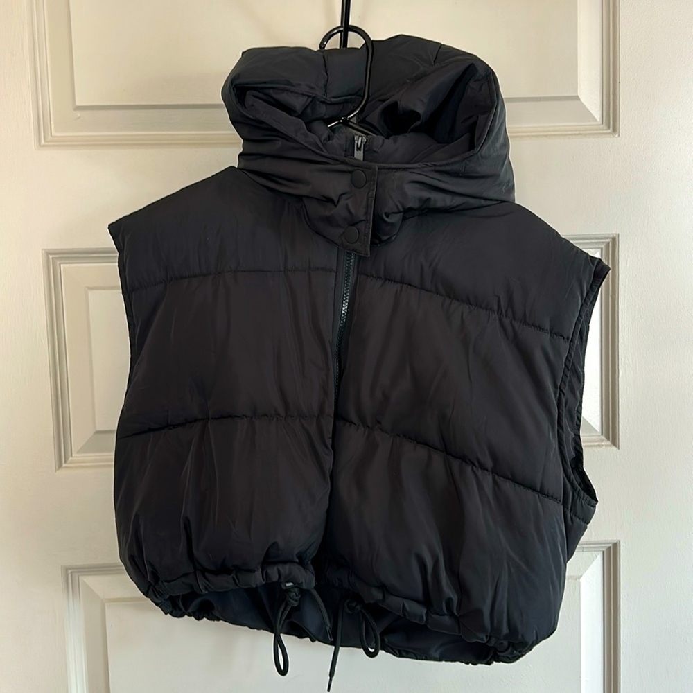 Urban Outfitters Cropped Hoodie Vest
